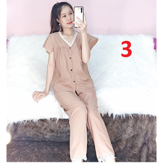Bộ kate lụa đủ kiểu, 40 đến 58kg - quần dài - ẢNH THẬT