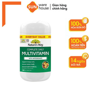 Vitamin Tổng Hợp Nature’s Way Complete Daily Multivitamin Hỗ Trợ Bổ Sung Vitamin Và Khoáng Chất - Hộp 100 Viên