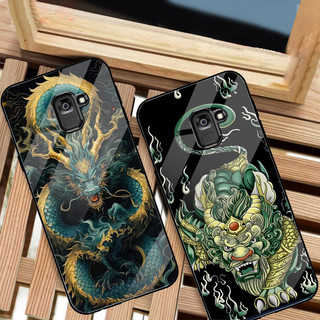 Ốp Lưng SAMSUNG A6, J6,A8, A8 PLUS mặt kính cường lực cao cấp thiết kế Độc Quyền