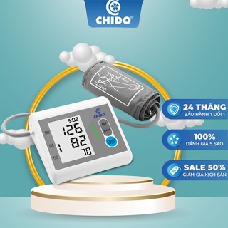 Máy Đo Huyết Áp Điện tử Bắp Tay Chido, Đo Nhịp Tim Công Nghệ Nhật Bản 1 Đổi 1 Trong 5 năm, PB 2024