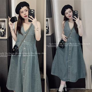 Váy xuông mềm mại tiểu thư  quảng châu bò denim balo