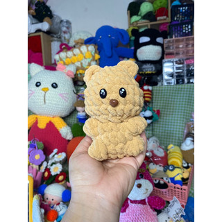 Gấu, thỏ len nhung đũa mini size 13-15cm