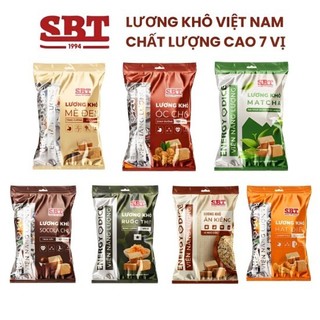 Lương khô ăn kiêng yến mạch và gạo lứt 285g dành cho người ăn kiêng, giảm cân và 8 vị lương khô SBT khác