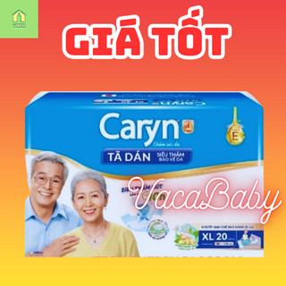 Tã bỉm dán Caryn người lớn size đại XL20 miếng