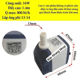 Máy Bơm chìm mi ni 16W/220V - MÁY BƠM NƯỚC QUẠT ĐIỀU HÒA 16V