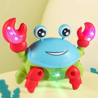 Đồ chơi con Cua, Rùa 3D chạy pin có phát nhạc và đèn nhiều màu cho bé - Kích Thích Tư Duy Khám Phá Cho Bé