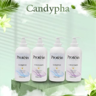 Cặp Dầu Gội Xả PROTEIN Dưỡng Ẩm Phục Hồi Siêu Mềm Mượt Chai 2000ml Chuyên Dùng Salon. Candypha