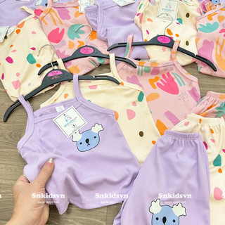 Giá gốc : set bộ tăm lạnh quần lơ xinh cho bé gái size 8-22kg