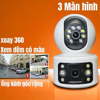 [Xả kho] Camera yoosee trong nhà xem 3 màn hình 8.0mpx, góc rộng, đàm thoại 2 chiều, có màu ban đêm