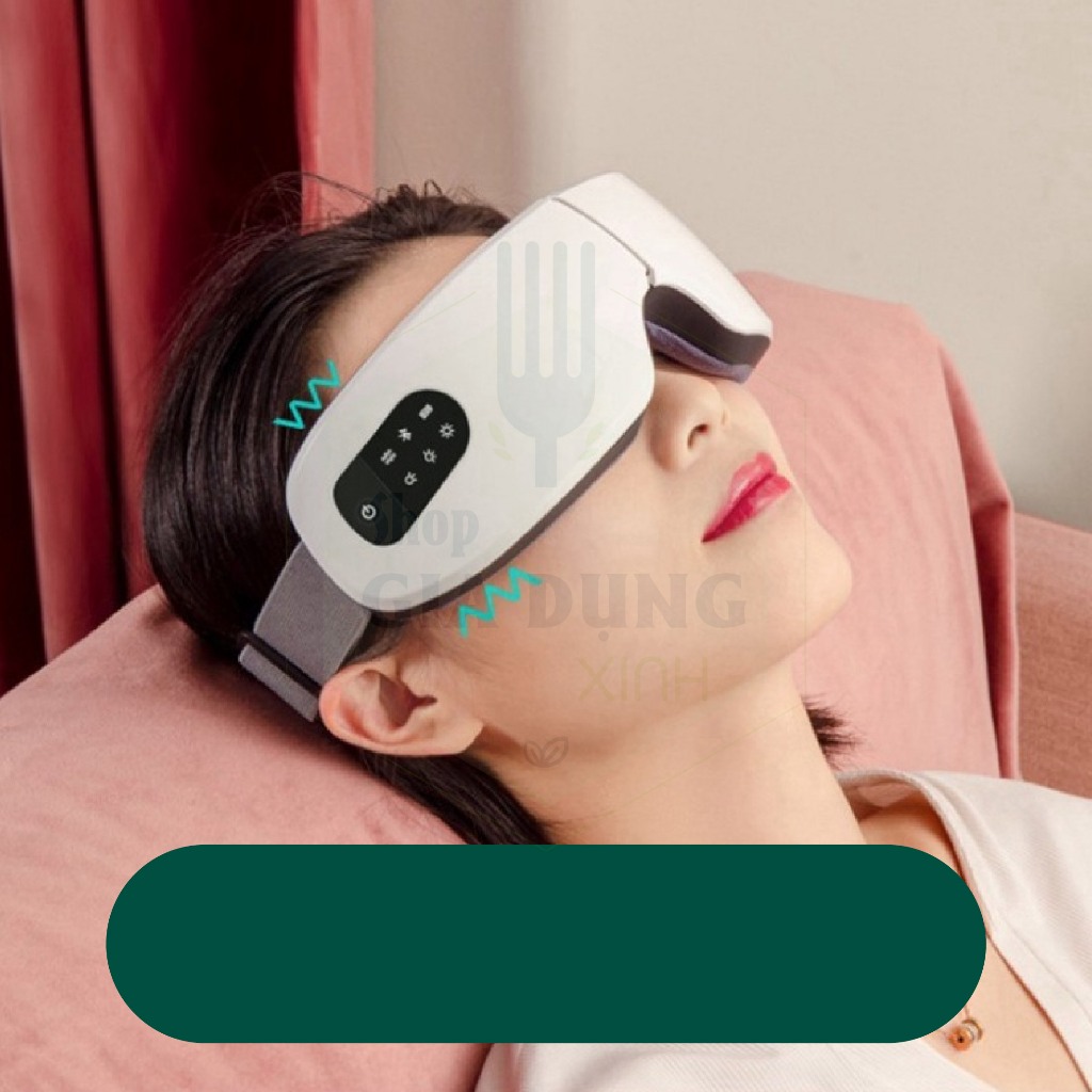 Máy Massage Mắt 4 Chế Độ Massage Kết Hợp Chế Độ Rung Kết Nối Bluetooth, Làm Giảm Căng Thẳng Mệt Mỏi và Lưu Thông Máu