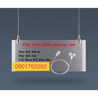 Kit thả trần, cáp treo biển quảng cáo, cáp thả trần, dây cáp treo đèn.