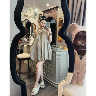 Áo Dù Chun Dây Yếm QC