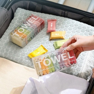 Khăn Nén Du Lịch Nhanh Khô, Thấm Hút Mạnh, Giấy Lau Dùng 1 Lần Bằng Vải Không Dệt Tiện Lợi 88472