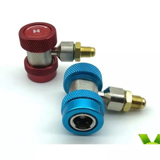 Van nạp gas oto có đầu nối nhanh R134a cao áp-hạ áp