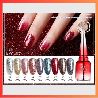 Sơn gel as mã akc 15ml - chai đỏ siêu sang