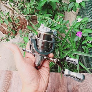   Chất lượng  Máy câu lure kim loại tay quay đôi Silver Wings Double SW2500S và SW3000S New 2023 