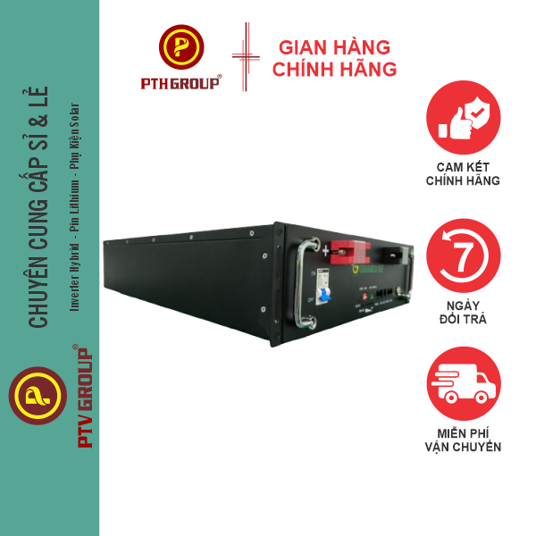 Pin Lithium GIGABOX 5E 51.2V 100Ah | Pin Lưu Trữ Điện | PTH GROUP