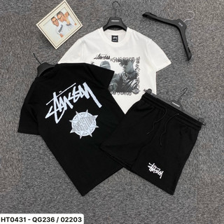 Set Áo Thun Stu:Ssy Cotton 100% Dày Dặn Đủ Tag