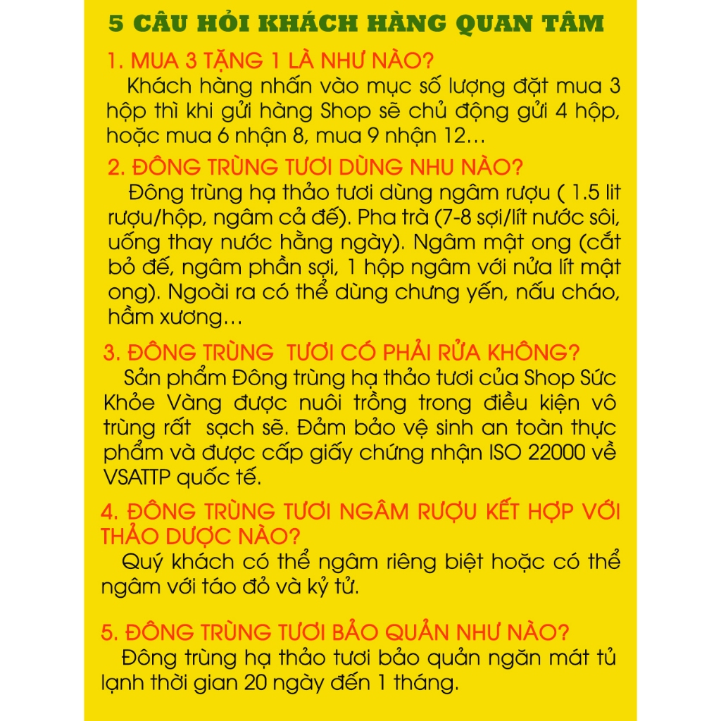 Combo 2 hộp nấm đông trùng hạ thảo tươi dược chất cao, nuôi trồng 70 ngày