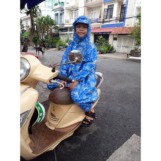Áo mưa không xẻ tà cho bé trai