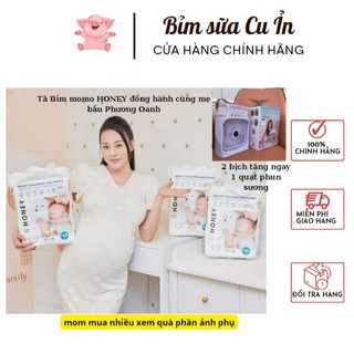 [TẶNG XE hoặc QUẠT] Tã/Bỉm MOMO HONEY siêu mềm siêu mỏng siêu mịn đủ size từ NB-4XL