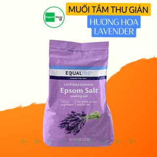 Muối tắm thư giãn hương hoa Lavender 1.36kg - Equaline