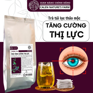 Trà bổ mắt, sáng mắt , hỗ trợ chống ánh sáng xanh và tăng cường thị lực Calen bịch 30 gói lọc