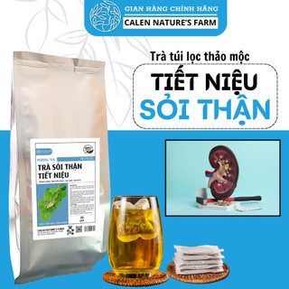 Trà tán sỏi thận Calen Nature's Farm hỗ trợ bào mòn sỏi, bài tiết sạch thành ống niệu đạo bịch 30 gói lọc