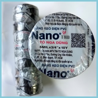 Băng dính điện băng keo cách điện cỡ 10Y NaNo Tô Nga Dũng