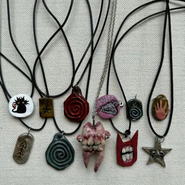 °˖✧[TỔNG HỢP] Dây chuyền mặt gốm sứ handmade ✧˖°