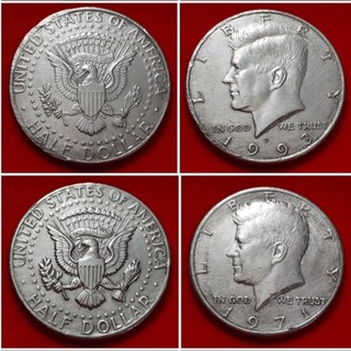🇺🇸Xu Mỹ🇺🇸Chuẩn Thật 💯Half Dollar Kennedy