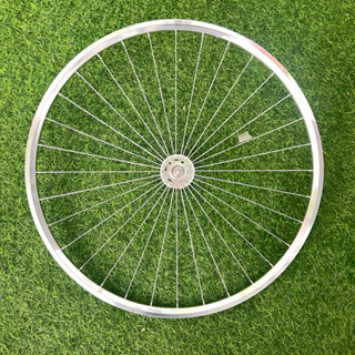 Bánh 2cm xe đạp fixed gear hub FEIYAFU màu bạc vành có đinh tán