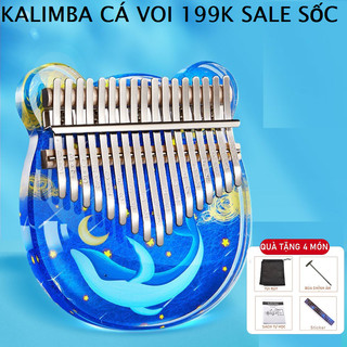 Đàn kalimba gỗ in hình cốc apieu bubble maker tạo bọt siêu mịn thư giãn khi dùng sữa rửa mặt
