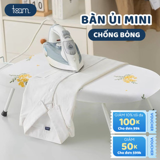 Bàn để ủi mini là quần áo TOAM gấp gọn chống bỏng cho gia đình, vỏ bọc cotton có thể tháo rời và giặt