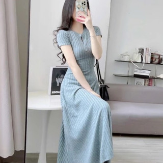Đầm thun sọc bigsize 55-90kg