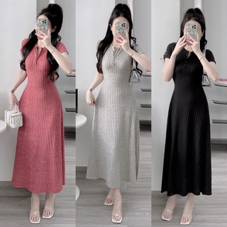 Đầm thun sọc bigsize 55-90kg