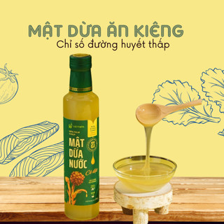 Mật dừa nước cô đặc hữu cơ VIETNIPA cho bà bầu, người tiểu đường, ăn dặm cho bé/ Hộp 10 gói 15gr
