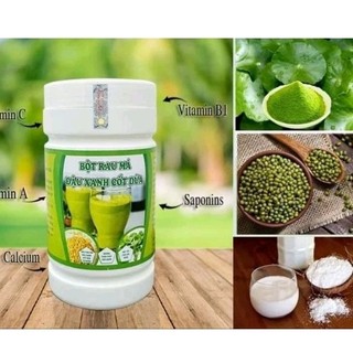 Hủ 500gr bột rau má đậu xanh cốt dừa