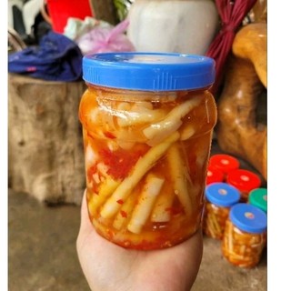 Hủ gần 1kg búp măng trúc rừng ngâm ớt
