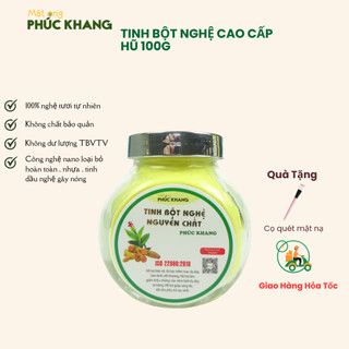 Tinh bột nghệ cao cấp phúc khang 100g/hũ