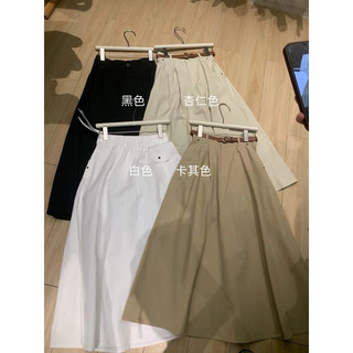 CV51002 / CHÂN VÁY THÔ HÀN DÁNG XOÈ DÀI 83CM KÈM THẮT LƯNG CHUẨN TAG ME.STUDIO