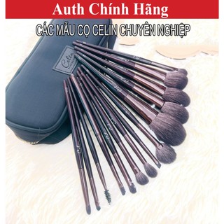 Bộ cọ trang điểm lông thú chính hãng kèm bao da kèm quà tặng Celin BRIDE CARE