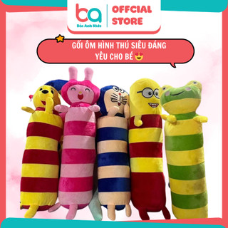 Gối ôm cho bé, Gối ôm gấu bông hình thú nhồi bông ngộ nghĩnh đáng yêu - Bảo Anh Kids