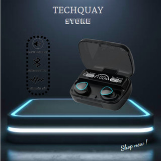 Tai nghe bluetooth m10 tws v5.1 không dây bass mạnh nút chạm cảm ứng âm thanh hifi techzone