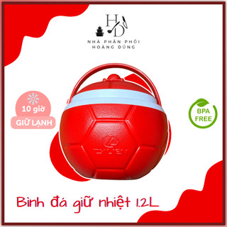 Bình đá giữ nhiệt mini 1.2L kiểu dáng trái banh dễ thương Tý Liên