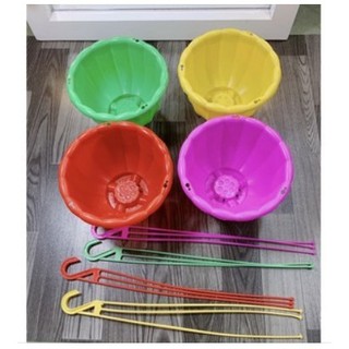 Chậu bí nhựa trồng hoa loại to