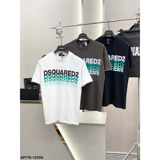 Áo phông DSQ in chữ DSQUARED2 hoạ tiết chữ đè nhau Ap776