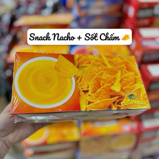 Bánh snack nacho kèm sốt chấm vị 🥑🧀🍅🫑