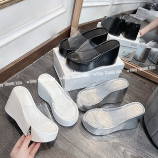 Dép xuồng quai trong bản ngang cao ,dép tăng chiều cao 3 màu(D0058)