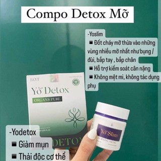  Giảm cân Yo Slim và Yo Detox. Hộp 30 viên.Giảm Cân An Toàn . Giảm 3_10kg sau 30 ngày 
